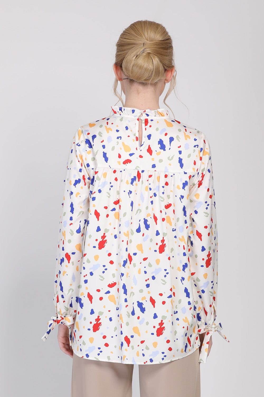 The Ceria Blouse in Brush Paints