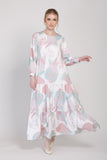 The Ceria Maxi Dress in Nude